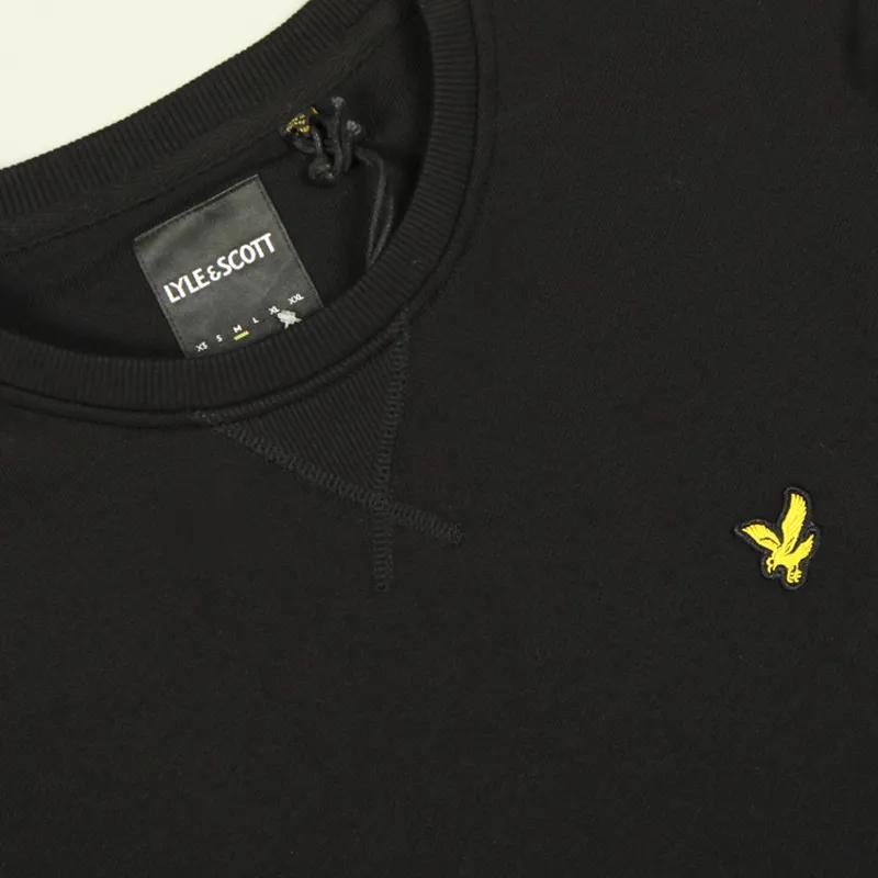 Lyle and Scott Crew Neck Sweatshirt - Jet Black-1